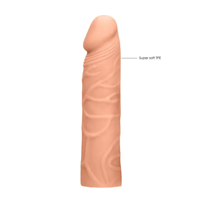 Shots Toys Male Sex Toys | REALROCK 7'' Penis Extender - Flesh 17.8 cm Penis Extension Sleeve Shots Toys Male Sex Toys | REALROCK 7'' Penis Extender - Flesh 17.8 cm Penis Extension Sleeve