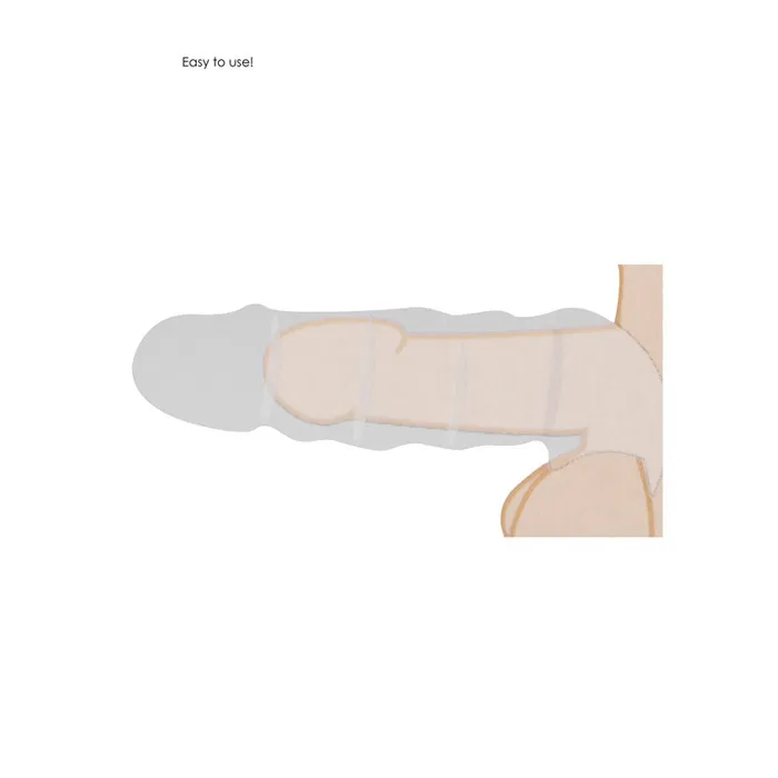 Shots Toys Male Sex Toys | REALROCK 7'' Penis Extender - Flesh 17.8 cm Penis Extension Sleeve Shots Toys Male Sex Toys | REALROCK 7'' Penis Extender - Flesh 17.8 cm Penis Extension Sleeve