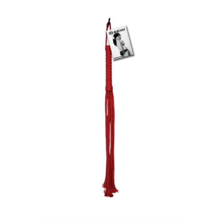 Sportsheets Vibrators Sex and Mischief Rope Flogger Red