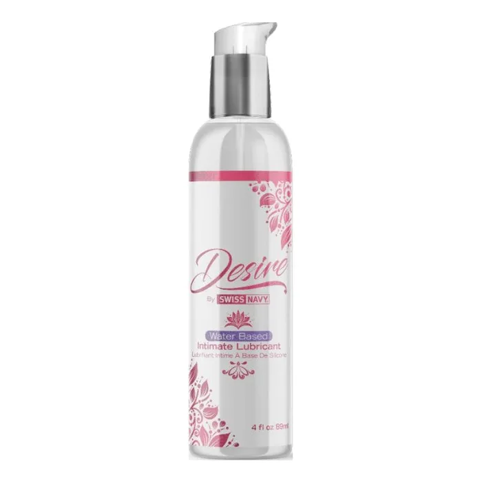 Swiss Navy Vibrators Desire Water Based Intimate Lubricant 4oz118ml