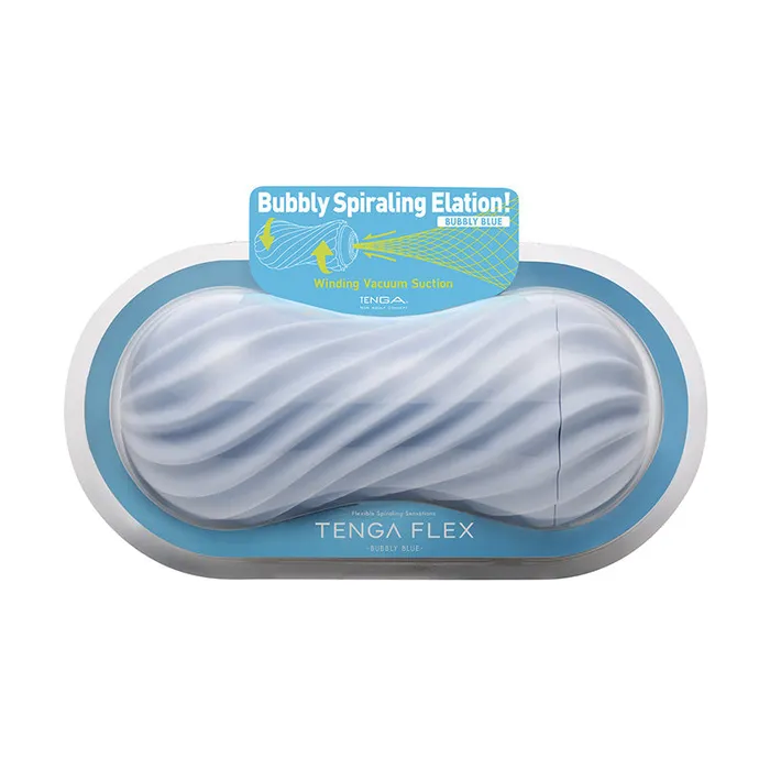 Tenga Vibrators TENGA FLEX Bubbly Blue