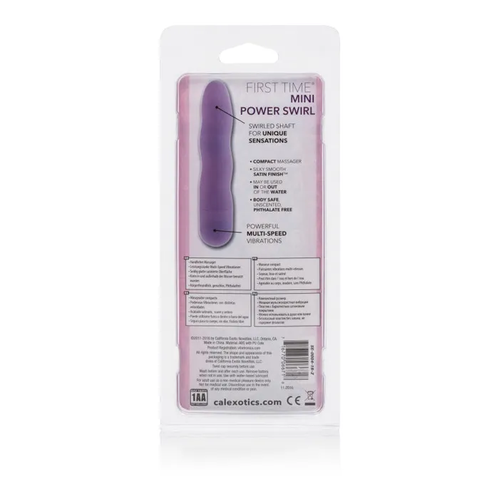 Vibrators | CalExotics First Time Mini Power Swirl - Purple Vibrators | CalExotics First Time Mini Power Swirl - Purple