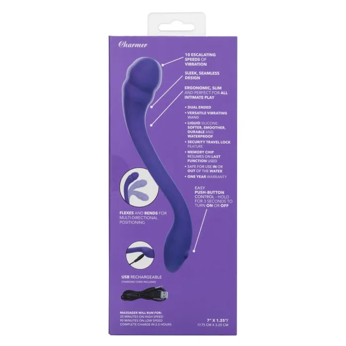 Vibrators | Calexotics Pretty Little Wands Charmer - Purple