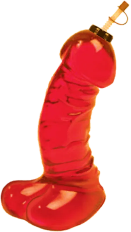 Vibrators Hott Products Dicky Chug Sports Bottle Red