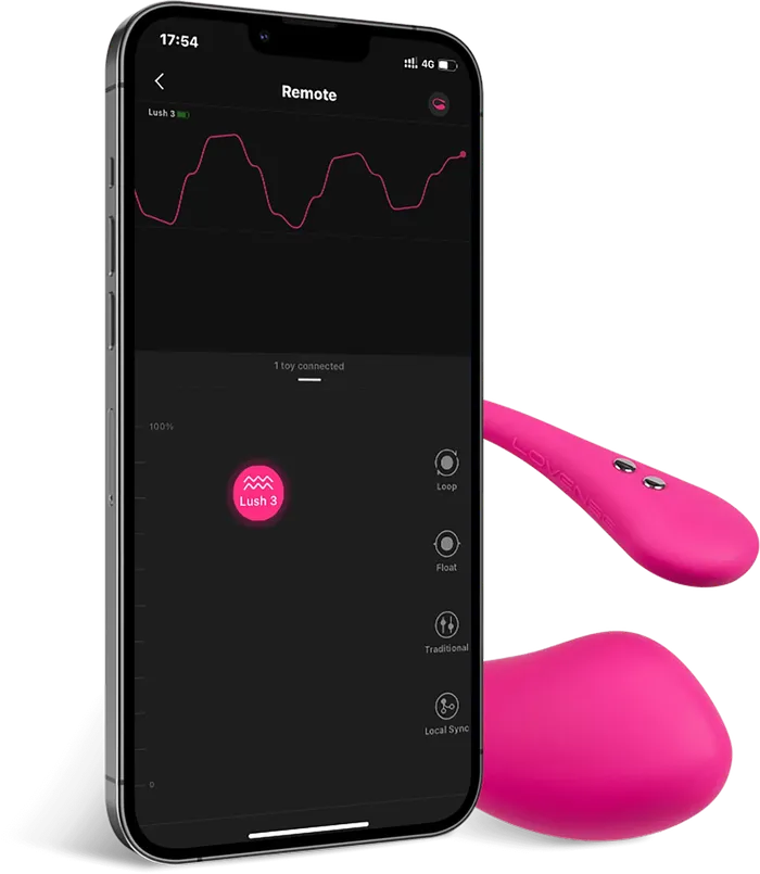 Vibrators | LOVENSE Lush 3.0 Sound Activated Camming Vibrator - Pink - LOVENSE