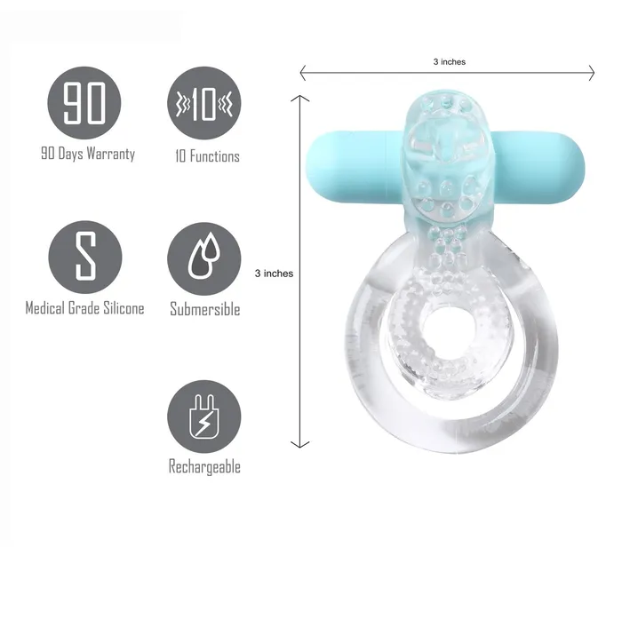 Vibrators | Maia Toys Maia Jayden-(ma1720-clr) Vibrators | Maia Toys Maia Jayden-(ma1720-clr)