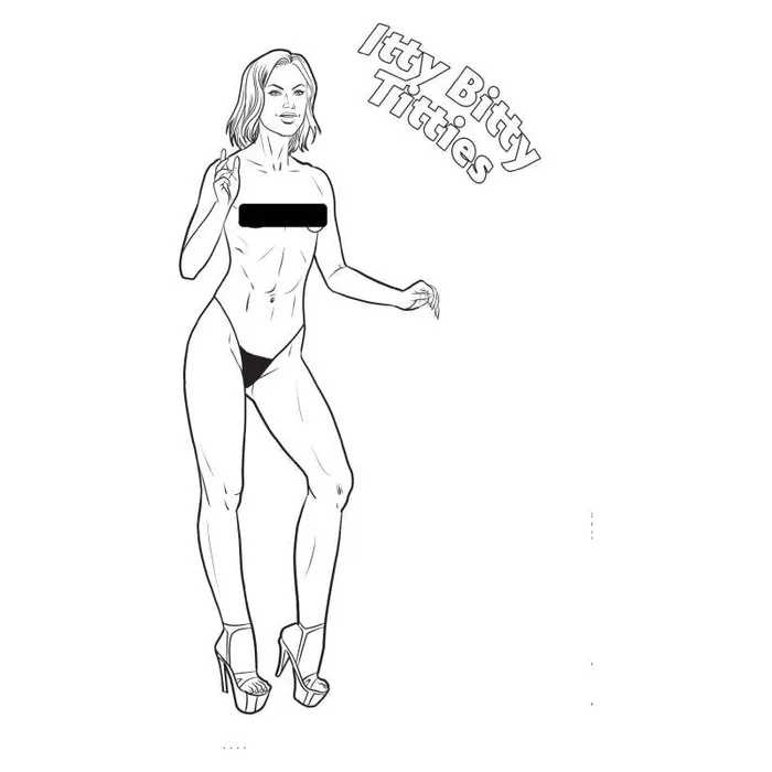 Vibrators | Wood Rocket Boobs Boobs Boobs Colouring Book