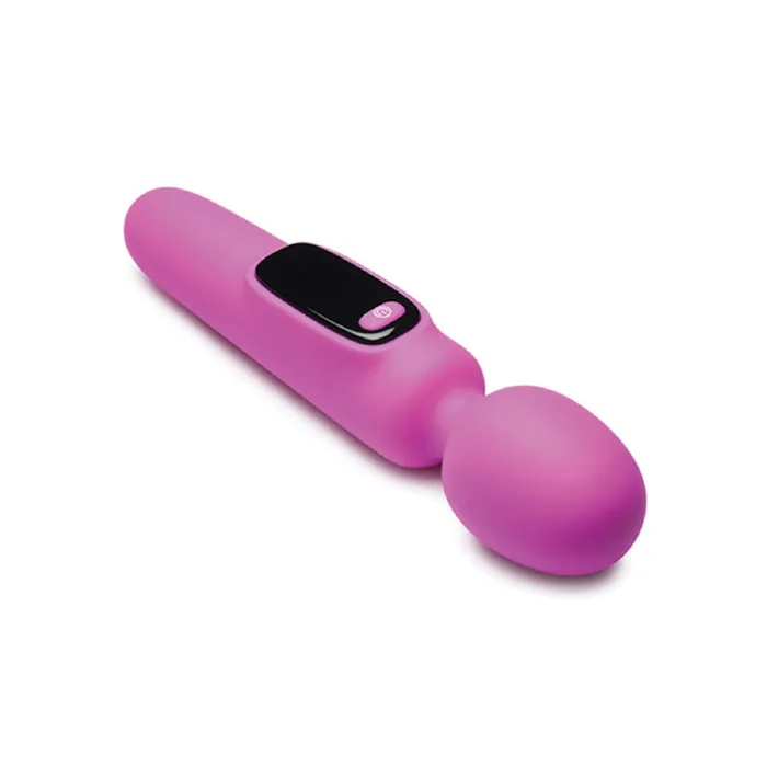 Vibrators Xr Brands Shegasm Bang Digital Silicone Wand Purple