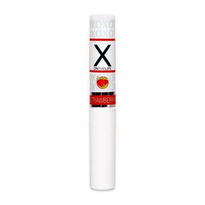 X on the Lips Lip Balm Sizzling Strawberry 75 Oz Sensuva Female Sex Toys