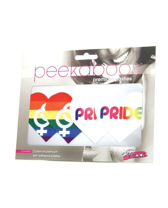 Xgen Male Sex Toys Peekaboos Pride Hearts Pack Of 2
