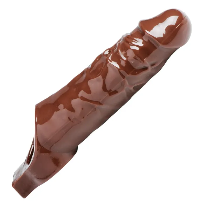XR Brands Size Matters Really Ample Penis Enhancer Sheath Brown Male Sex Toys XR Brands Size Matters Really Ample Penis Enhancer Sheath Brown Male Sex Toys