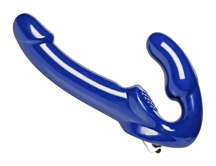 XR Brands Strap U Female Sex Toys Revolver II Vibrating Strapless Strap on Dildo Blue XR Brands Strap U Female Sex Toys Revolver II Vibrating Strapless Strap on Dildo Blue
