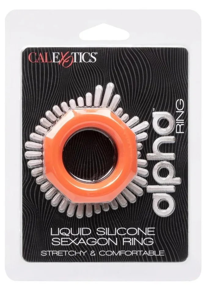 Alpha Male Sex Toys Alpha Liquid Silicone Sexagon Ring