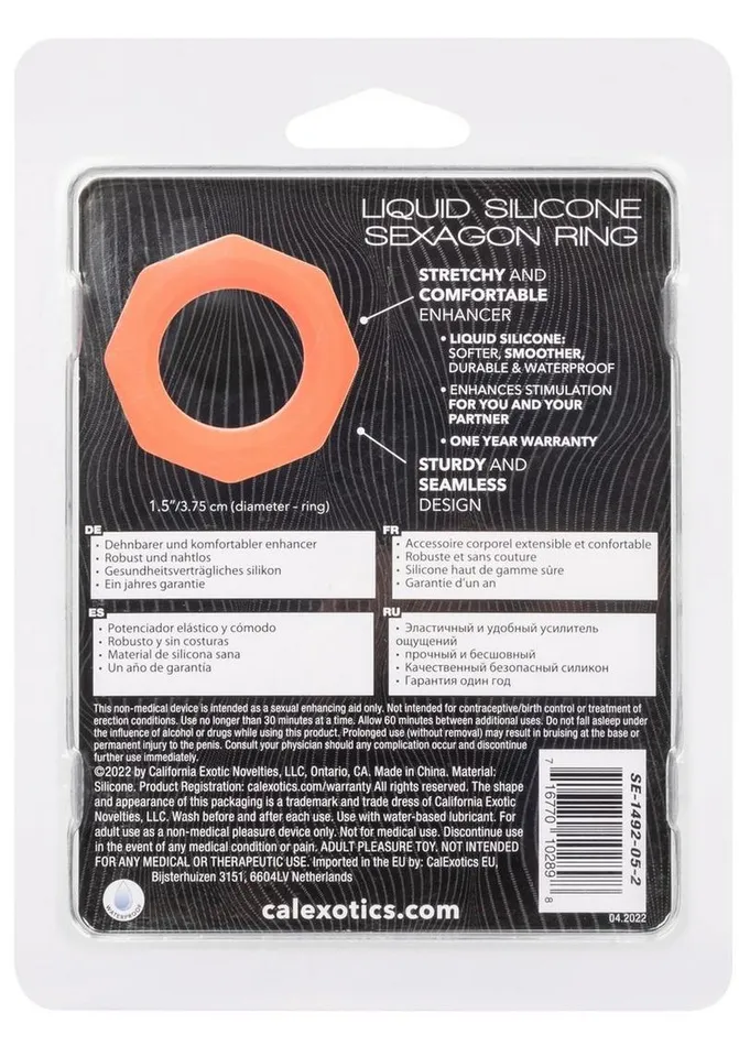 Alpha Male Sex Toys Alpha Liquid Silicone Sexagon Ring