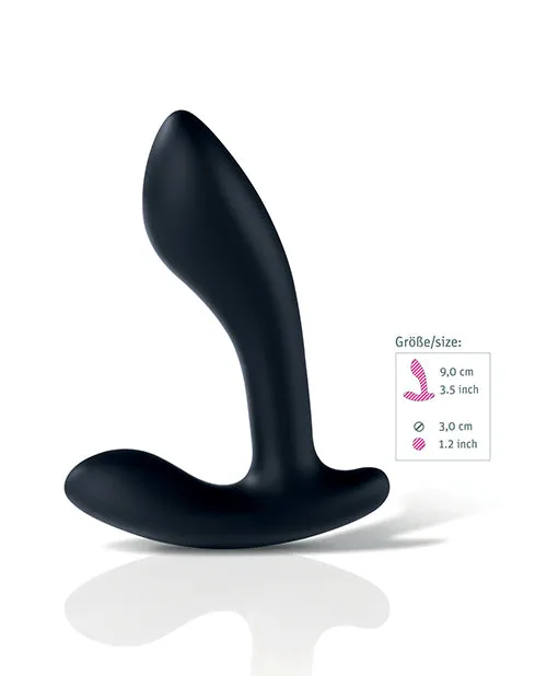 Anal Mystim Gmbh Mystim Flexing Flavio eStim Silicone Prostate Stimulator Black