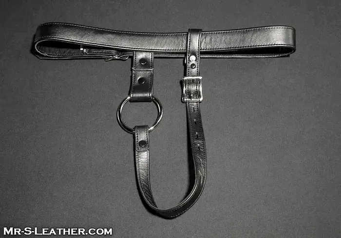 Anal Oxballs Mr S Leather Butt Plug Harness Lockable