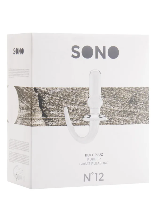 Anal Shots Sono Sono No12 Butt Plug 4 Inch Transparent