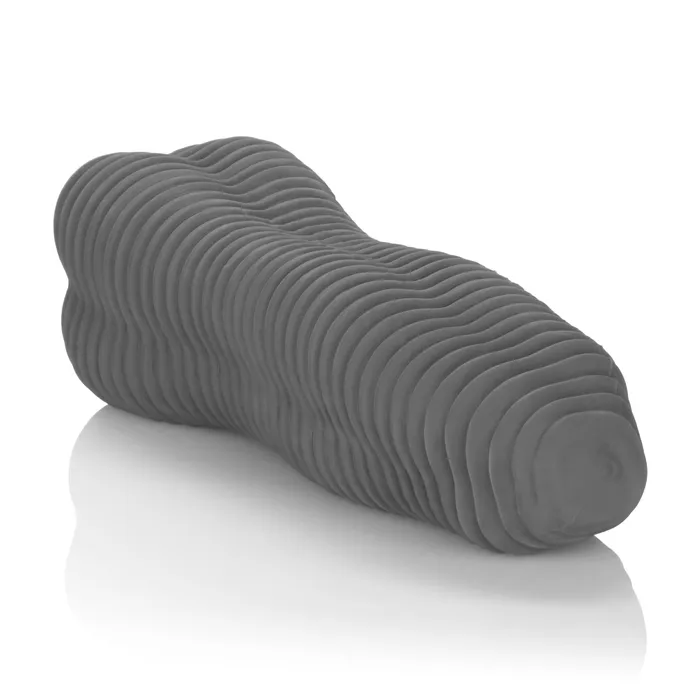 Apollo Reversible Closed End Stroker Gray California Exotic Male Sex Toys
