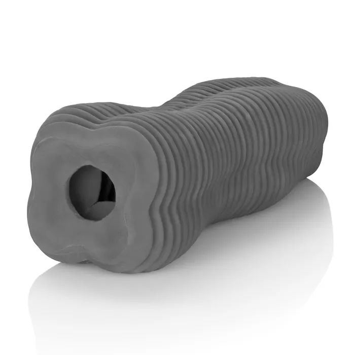 Apollo Reversible Closed End Stroker Gray California Exotic Male Sex Toys