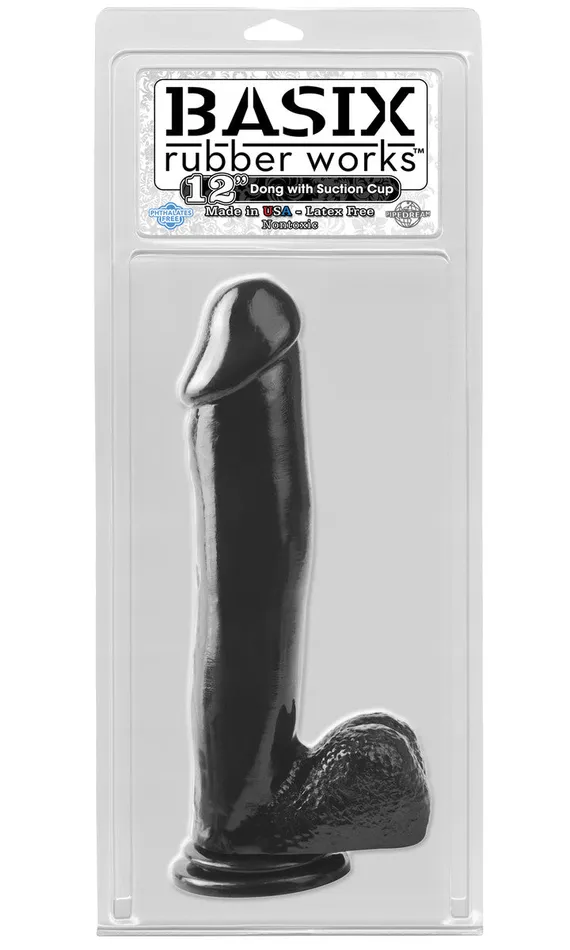 BASIX 12 DONG WITH SUCTION CUP House Of Fun Female Sex Toys