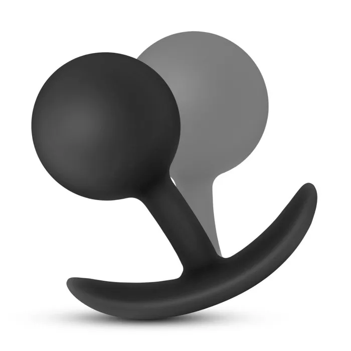 Blush Novelties Anal Anal Adventures Platinum Vibra Plug Black 89 cm Butt Plug with Internal Weight Blush Novelties Anal Anal Adventures Platinum Vibra Plug Black 89 cm Butt Plug with Internal Weight