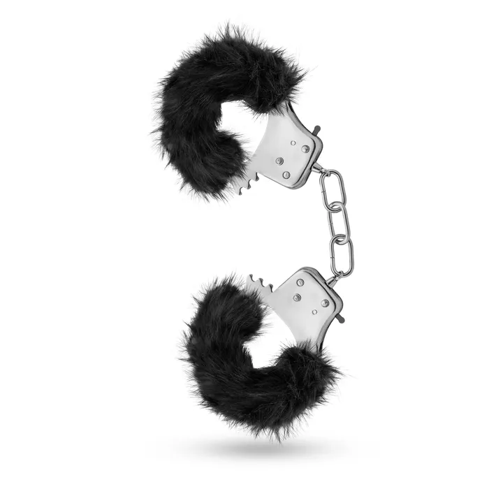 Blush Novelties Anal Temptasia Plush Fur Cuffs Black