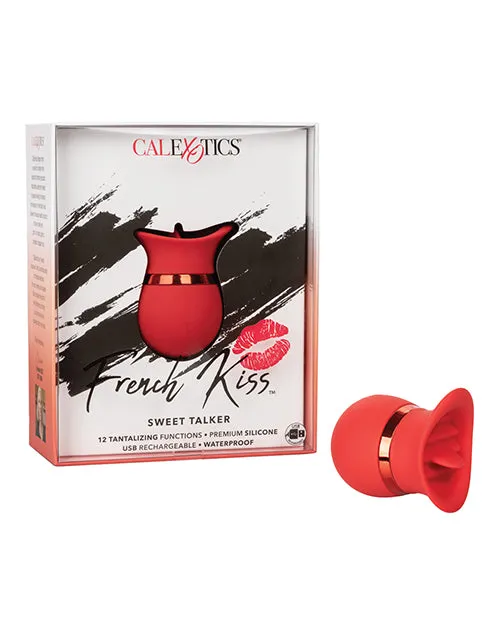 California Exotic Novelties French Kiss Sweet Talker Red Vibrators