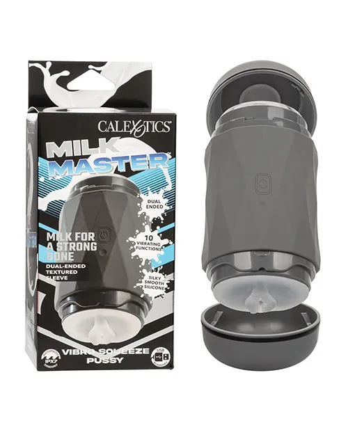 California Exotic Novelties Male Sex Toys Milk Master Vibro Squeeze Pussy Stroker Black California Exotic Novelties Male Sex Toys Milk Master Vibro Squeeze Pussy Stroker Black
