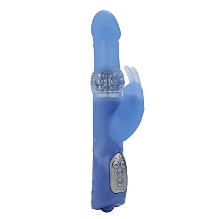 California Exotic Premium Silicone Jack Rabbit Blue California Exotic Vibrators