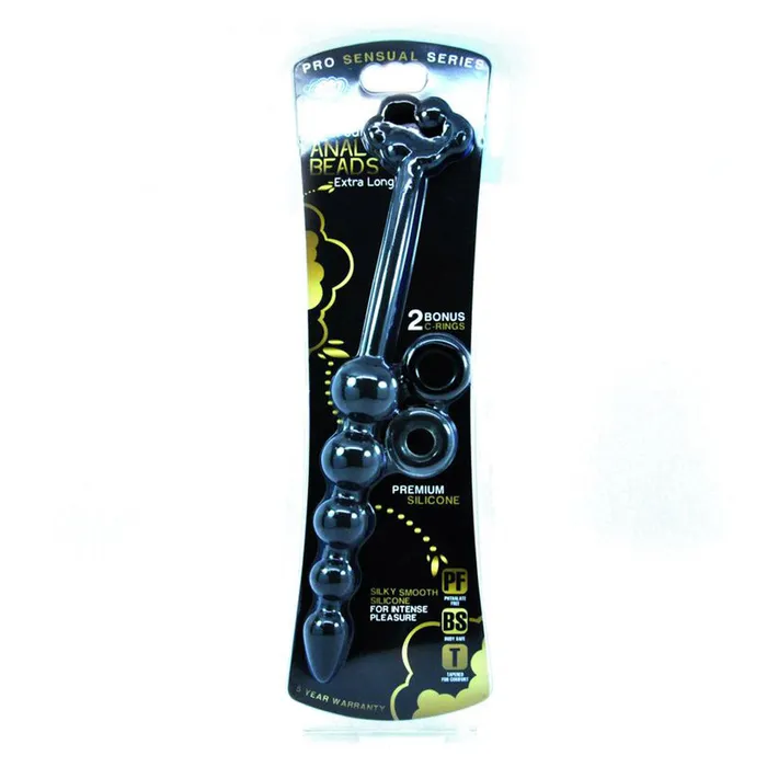 Cloud 9 Anal Cloud 9 Tapered Silicone Anal Beads Black