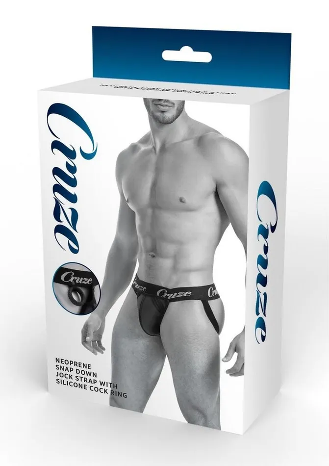 Cruze Male Sex Toys Cruze High Bar Jockstrap with Cock Ring