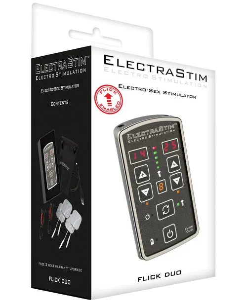 Cyrex Ltd Male Sex Toys ElectraStim Flick Duo Stimulator Pack EM80E