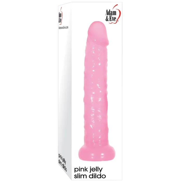 Dildos Adam Eve Jelly Slim Dildo Pink California Fantasies
