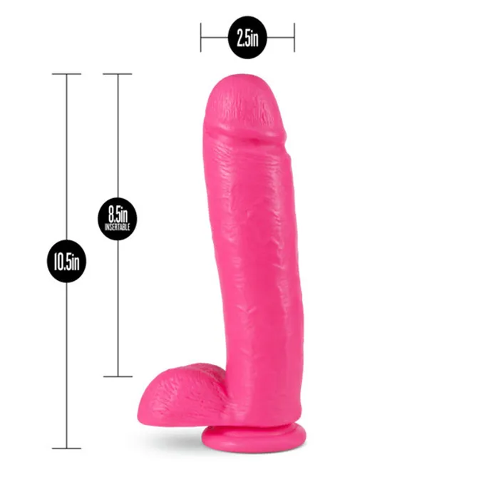 Dildos Blush Novelties Big as Fuk 10 Inch Cock Pink