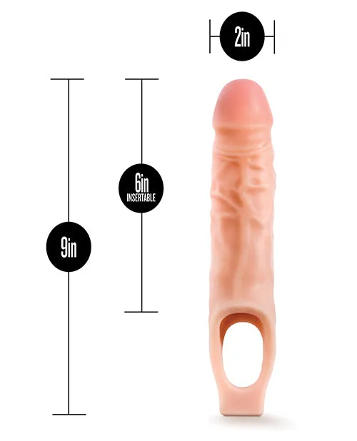 Dildos Blush Novelties Blush Performance 9 Cock Sheath Penis Extender Flesh