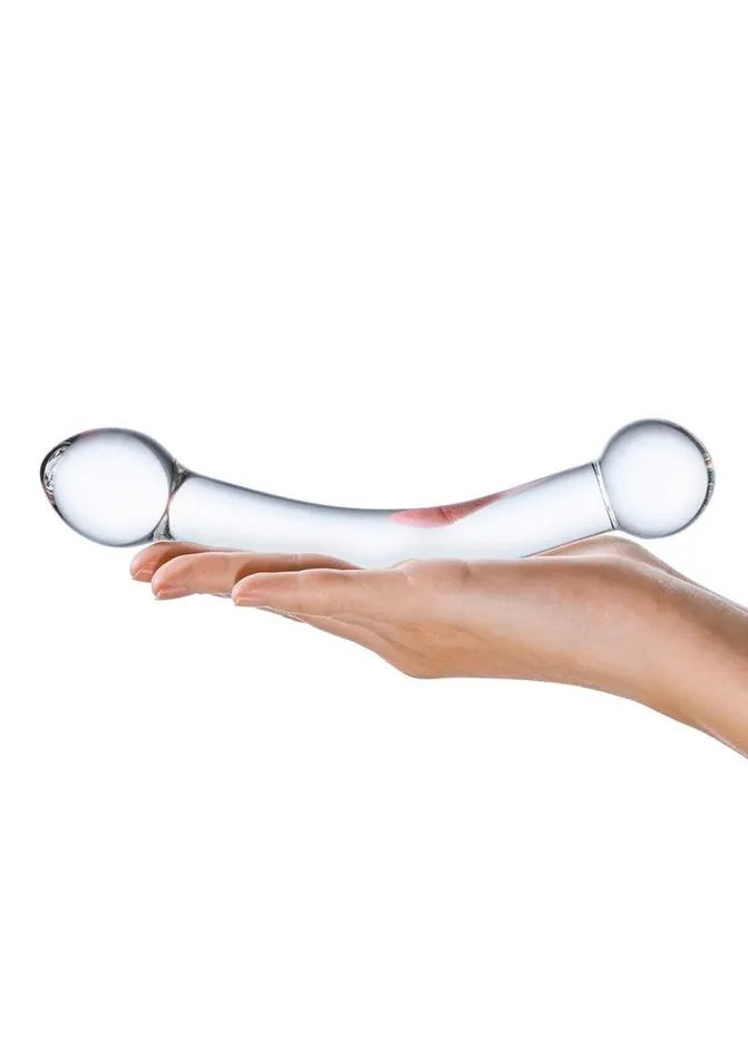 Dildos Glas Glas Curved Glass GSpot Stimulator