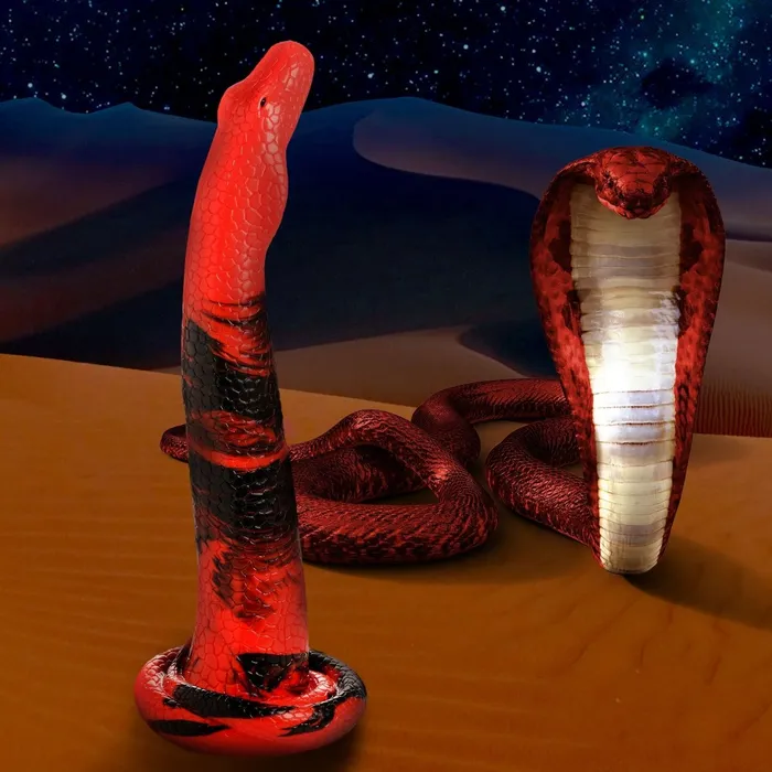 Dildos Lime Prometheus King Cobra Large 14 Long Silicone Dong