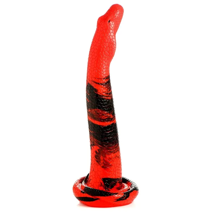 Dildos Lime Prometheus King Cobra Large 14 Long Silicone Dong