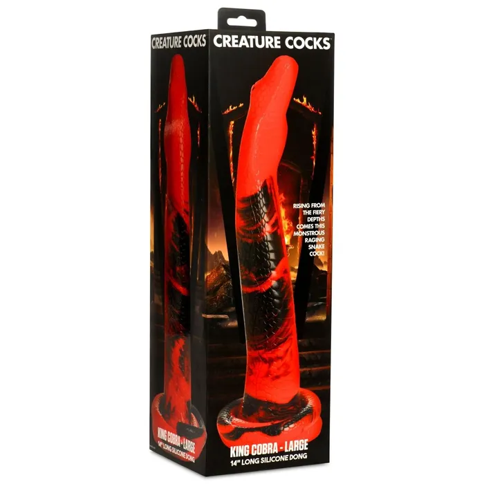 Dildos Lime Prometheus King Cobra Large 14 Long Silicone Dong