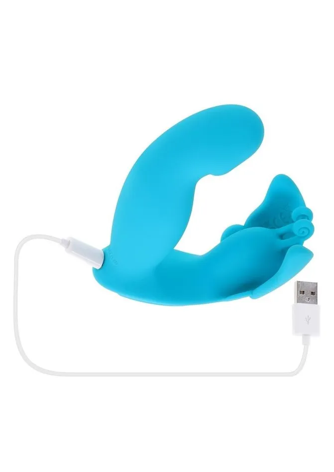 Evolved Female Sex Toys Spread Your Wings Rechargeable Silicone Multi Vibrator
