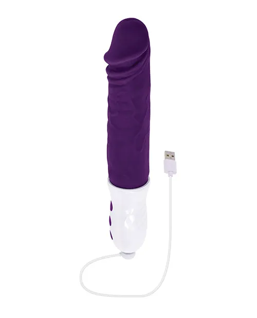 Evolved Novelties INC Vibrators Evolved Plum Thrust Realistic Shaft Vibrator Purple