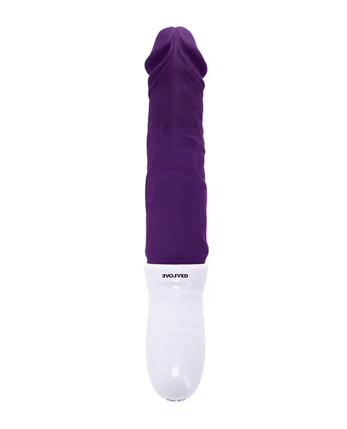 Evolved Novelties INC Vibrators Evolved Plum Thrust Realistic Shaft Vibrator Purple