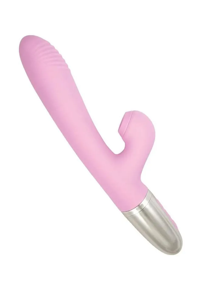 Goddess Tapping Thruster Rechargeable Silicone Vibrator with Clitoral Stimulator Goddess Female Sex Toys Goddess Tapping Thruster Rechargeable Silicone Vibrator with Clitoral Stimulator Goddess Female Sex Toys