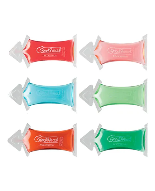 GoodHead 25 oz Pillow Asst Flavors Pack of 6 Doc Johnson Male Sex Toys
