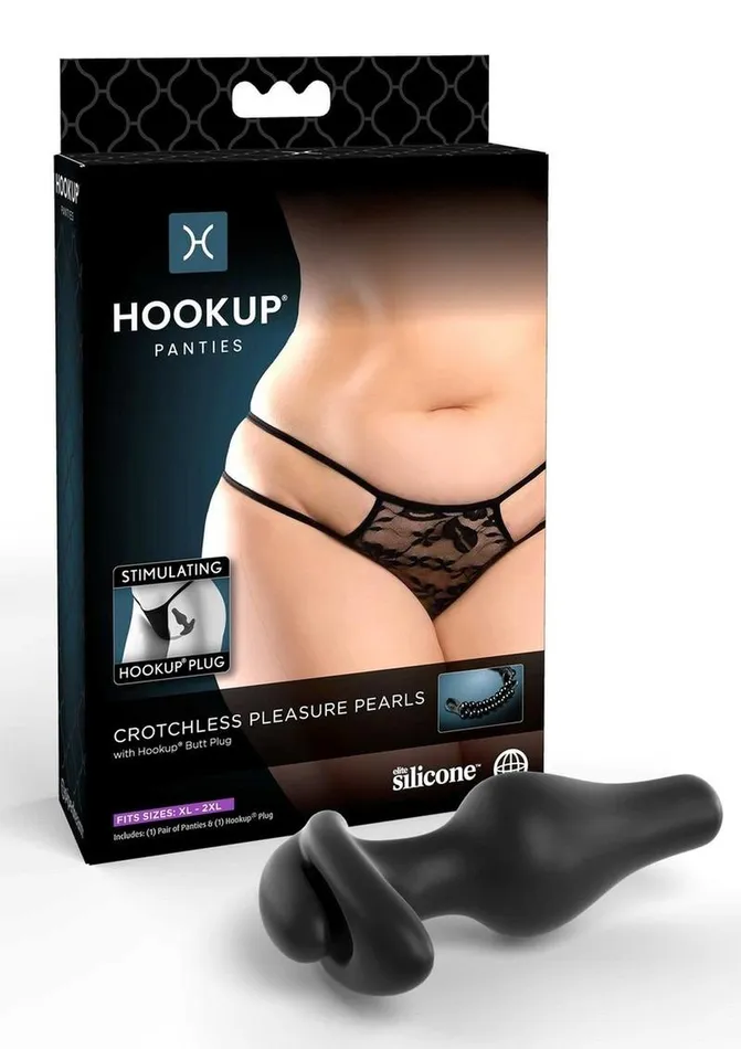 Hookup Panties Crotchless Pleasure Pearls Hook Up Panties Vibrators