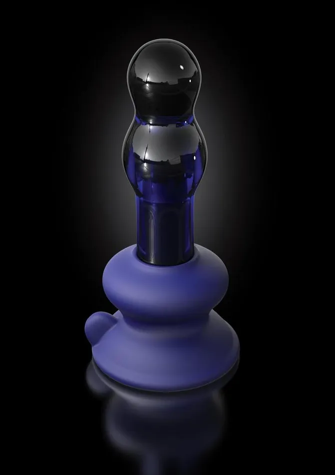 Icicles Male Sex Toys Icicles No 83 Rechargeable Glass Plug with Remote Control Icicles Male Sex Toys Icicles No 83 Rechargeable Glass Plug with Remote Control