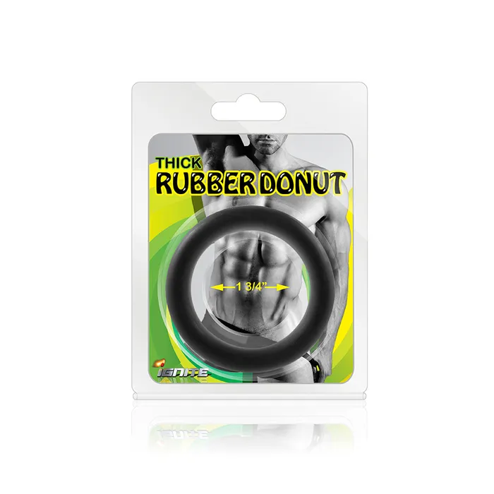 Ignite Cockrings Male Sex Toys Thick Rubber Donut Ring 175