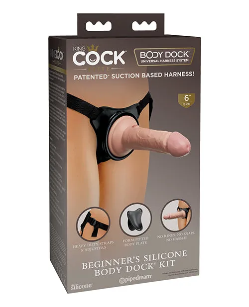 King Cock Elite Beginners Silicone Body Dock Kit Pipedream Products Female Sex Toys King Cock Elite Beginners Silicone Body Dock Kit Pipedream Products Female Sex Toys