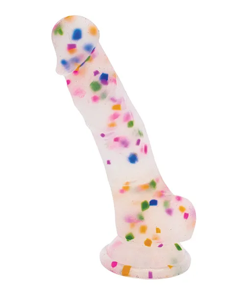 Like A Kitten Natalies Toy Box CockAPalooza Confetti Silicone Suction Dildo Dildos