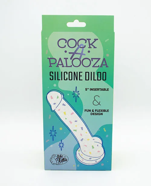 Like A Kitten Natalies Toy Box CockAPalooza Confetti Silicone Suction Dildo Dildos
